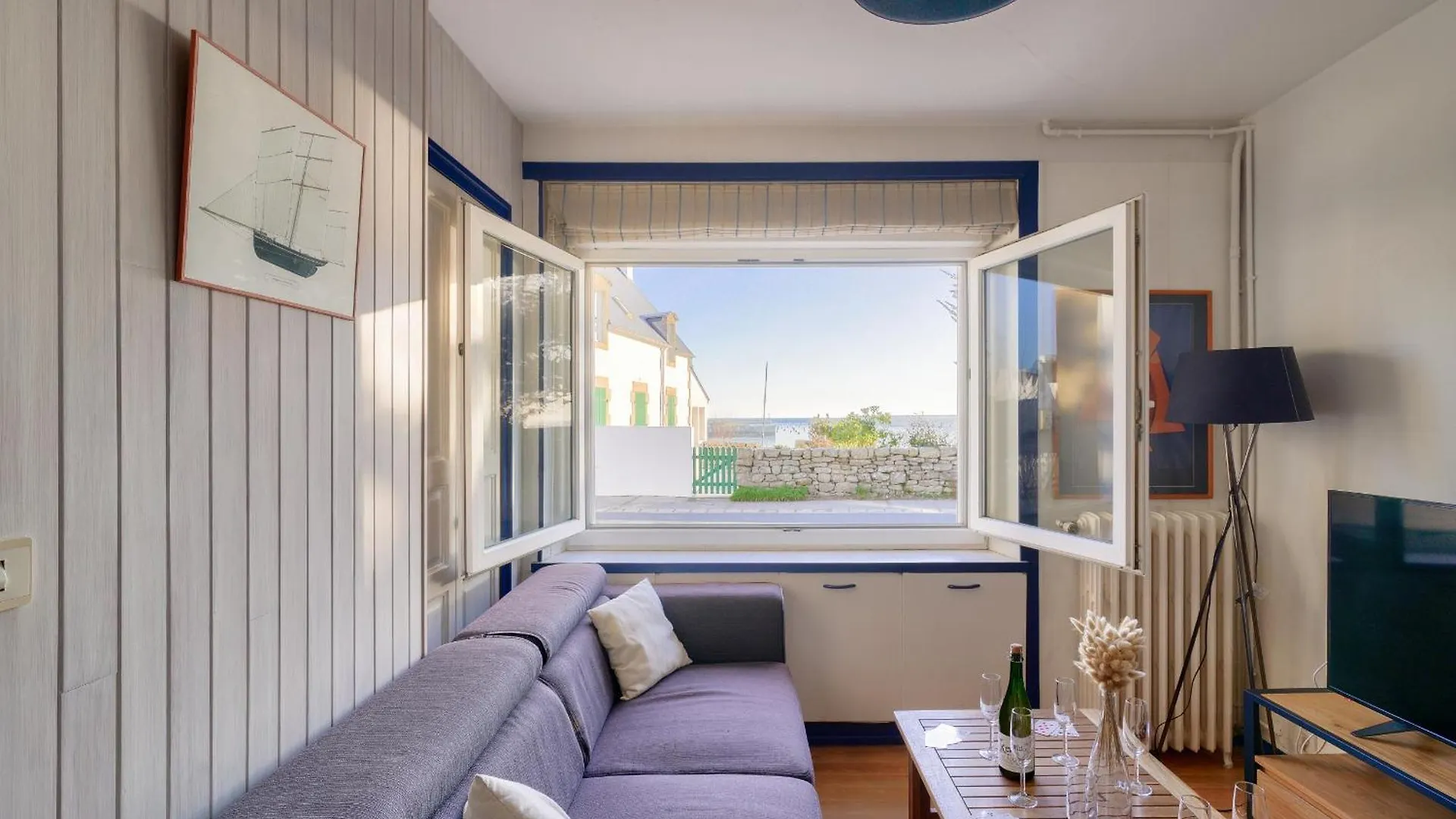 Vue Sur Le Port - Maison Pour 10 Avec Jardin Plobannalec